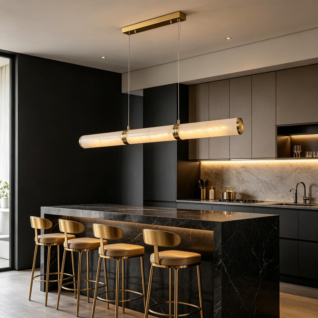 Alan Linear Alabaster Pendant Light 12