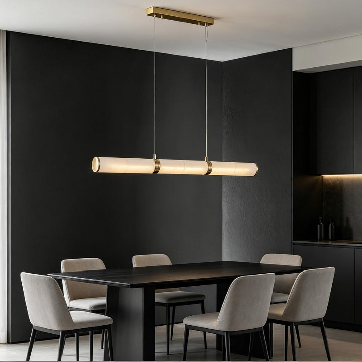 Alan Linear Alabaster Pendant Light 9