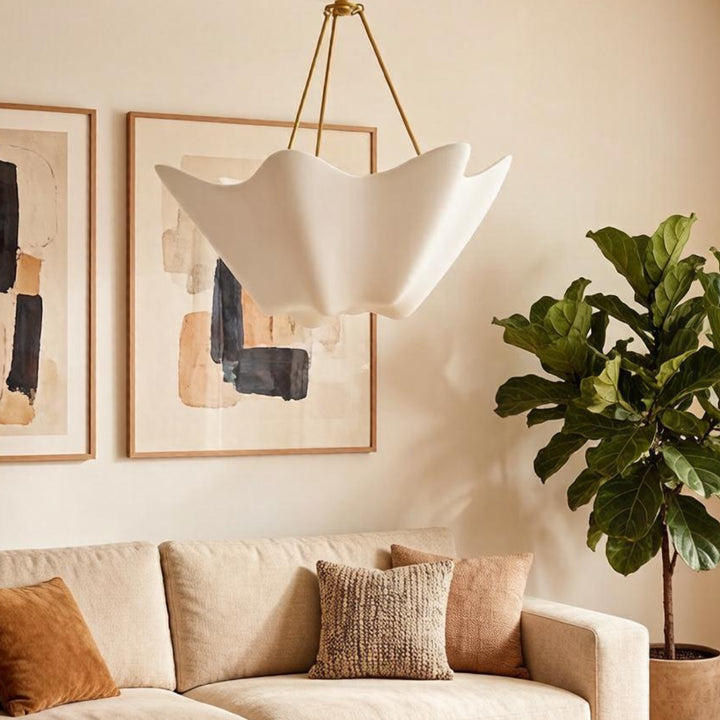 Aldia Plaster Chandelier 8