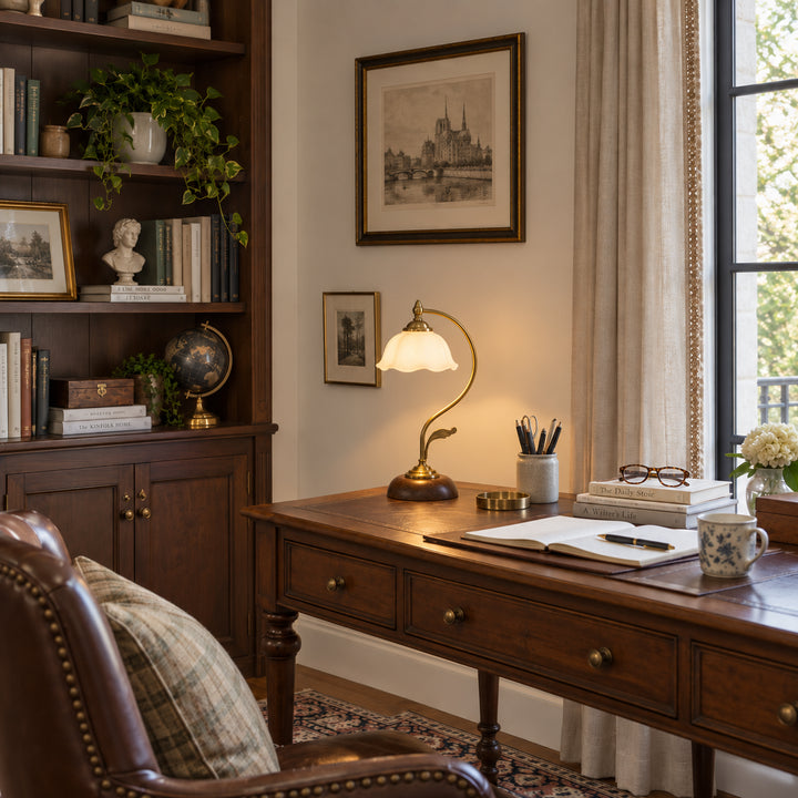 Aldmere Swan Neck Table Lamp 8