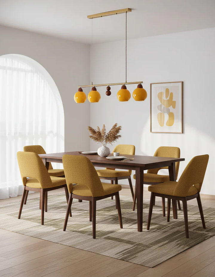 Amber Orb Chandelier 13