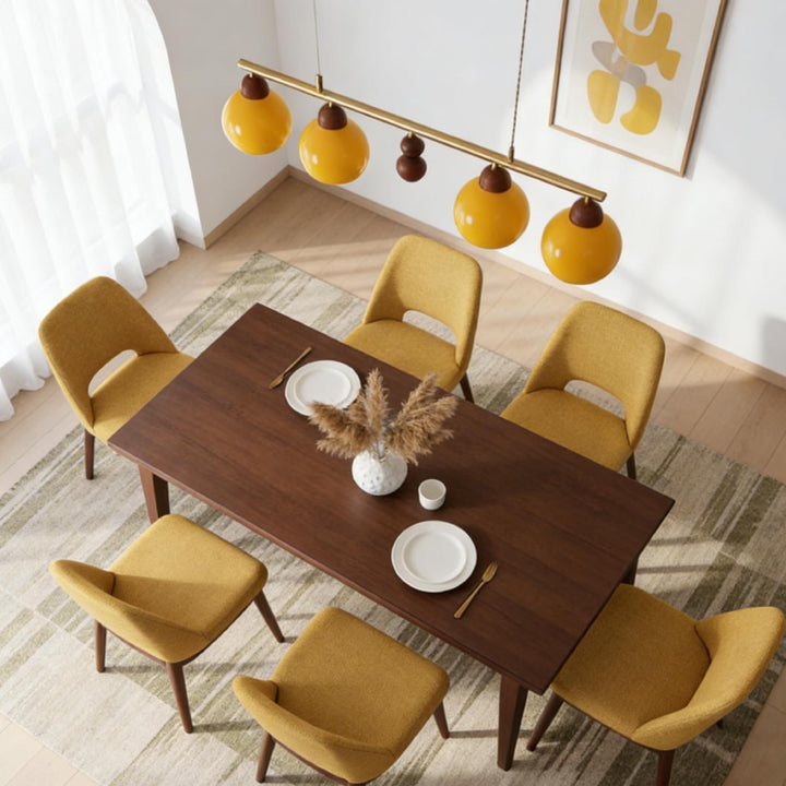 Amber Orb Chandelier 17