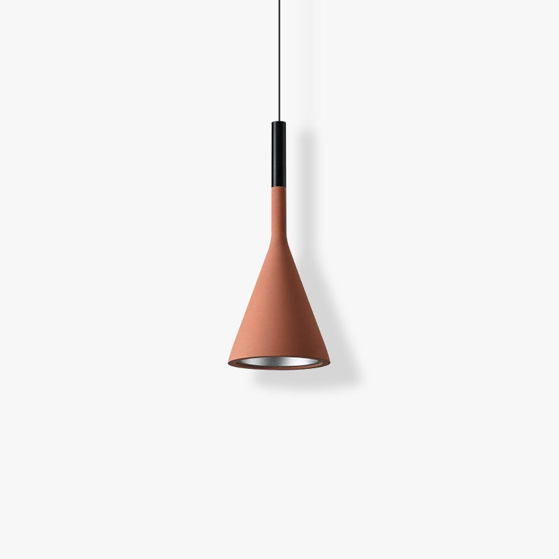 Conical Concrete Pendant Light