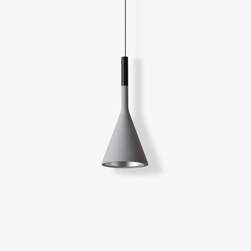 Conical Concrete Pendant Light