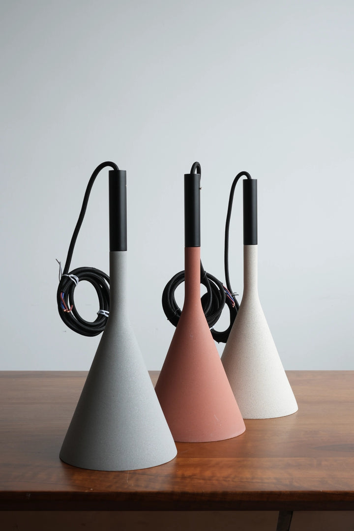 Conical Concrete Pendant Light