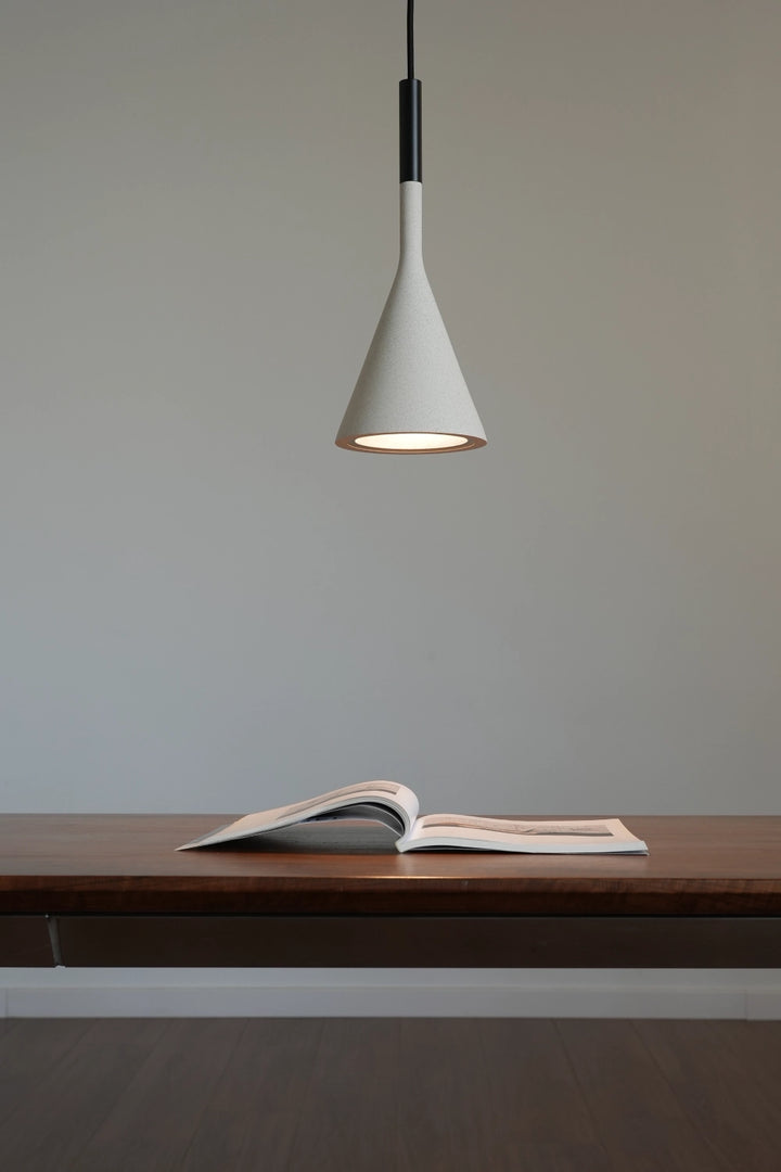 Conical Concrete Pendant Light