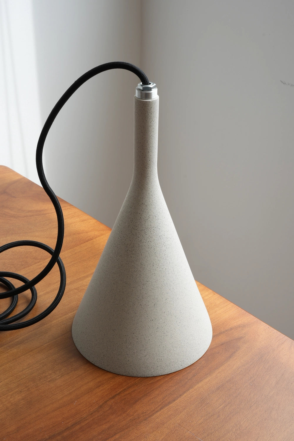 Conical Concrete Pendant Light