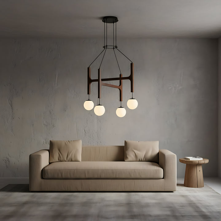 Arbor Wood Chandelier 12