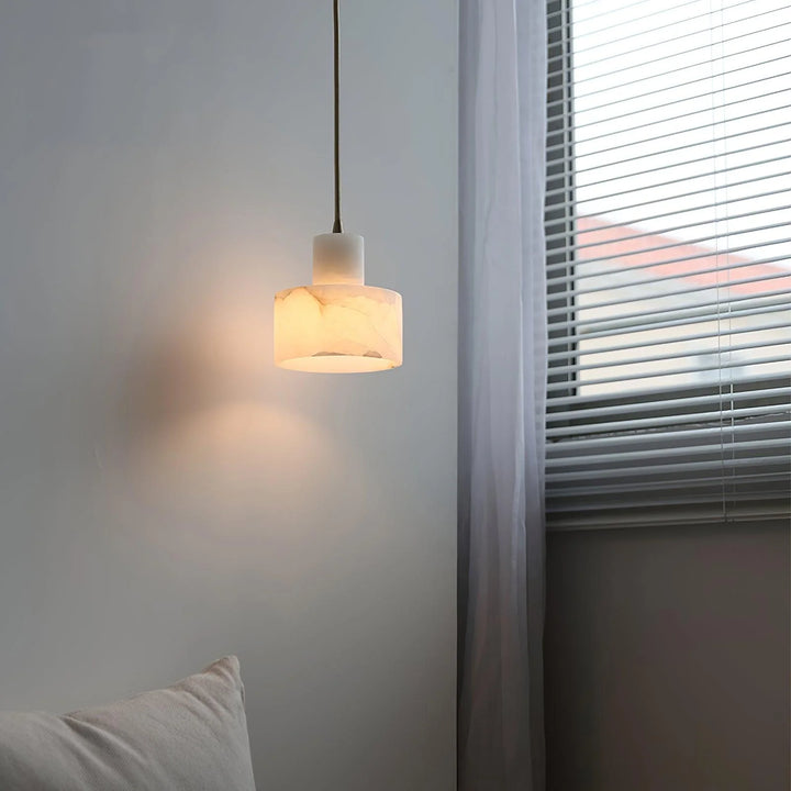 Arden Block Alabaster Pendant Light 8