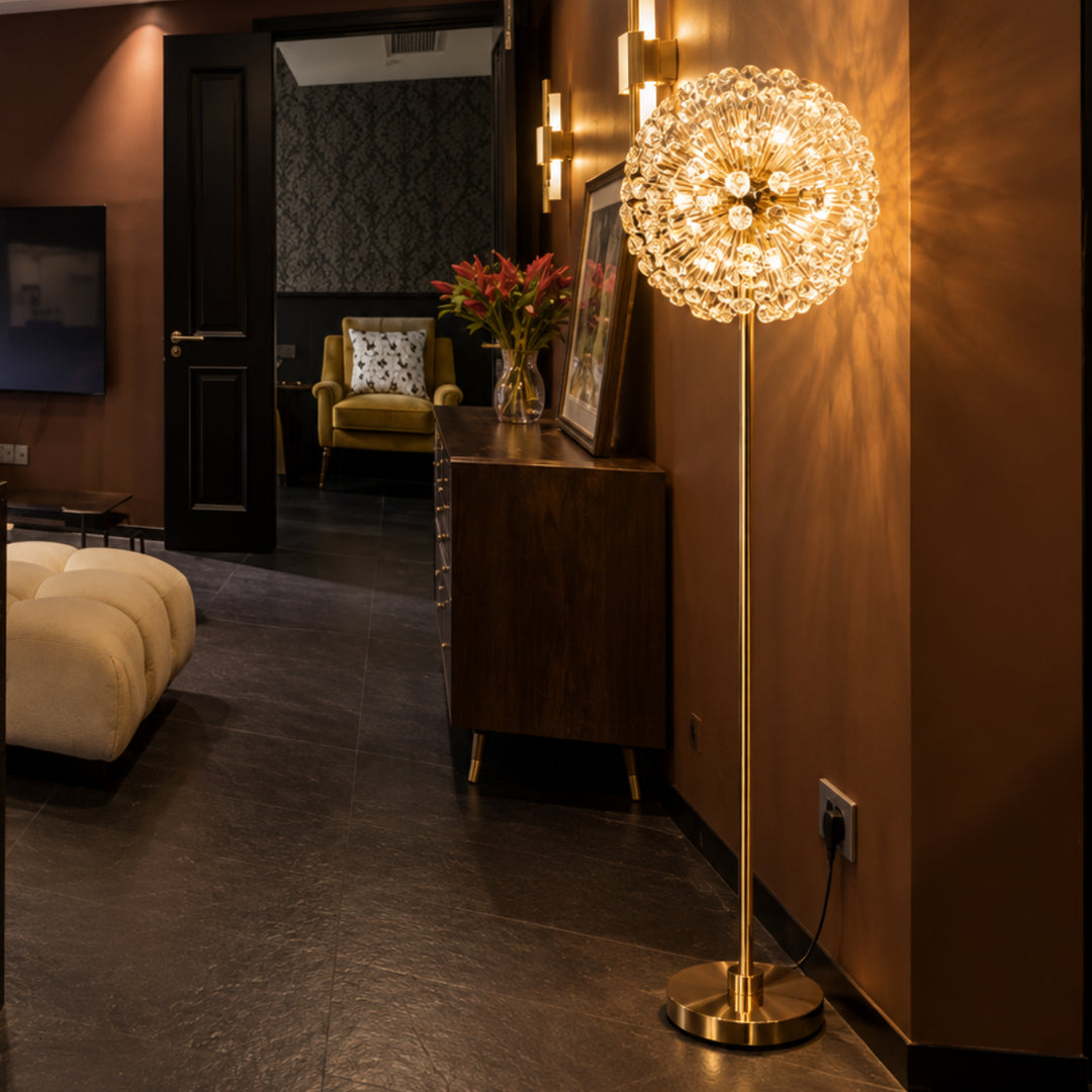Arelith Crystal Dandelion Floor Lamp 4