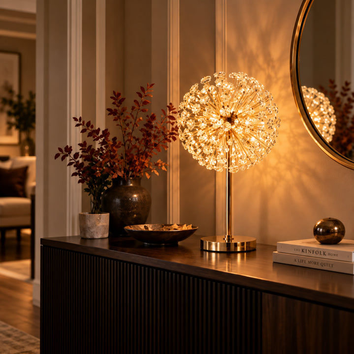 Arelith Crystal Dandelion Table Lamp 5