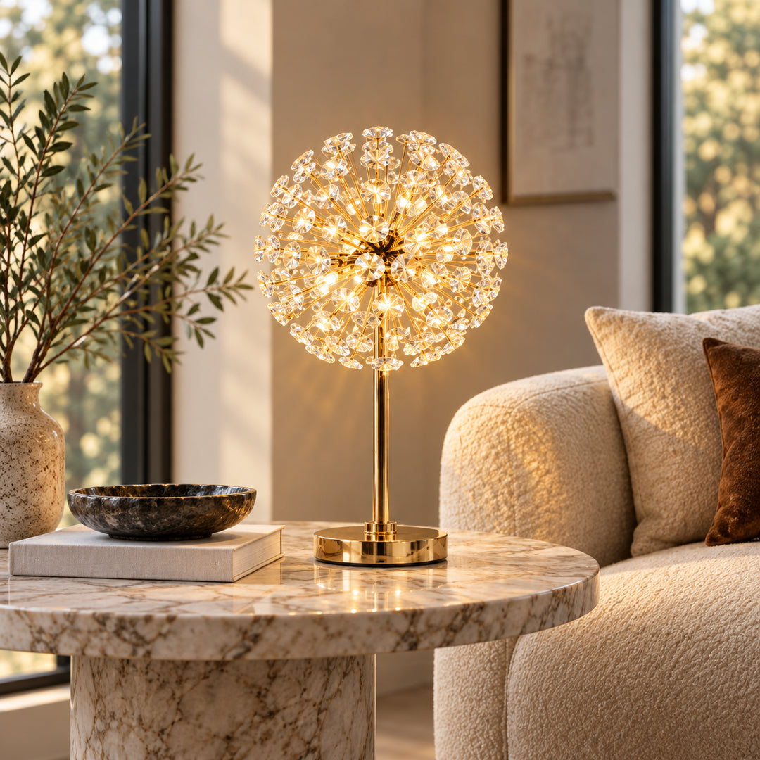 Arelith Crystal Dandelion Table Lamp 7
