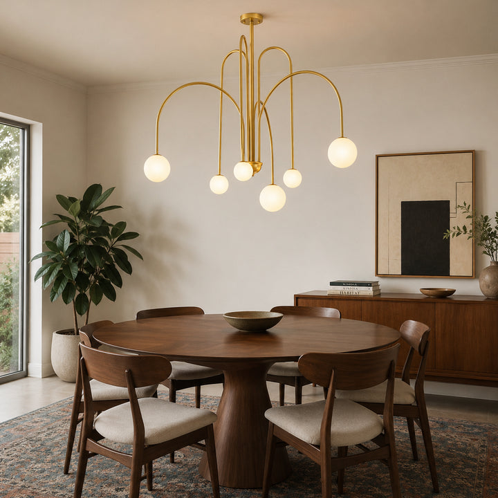 Arelune Arc Globe Chandelier 17