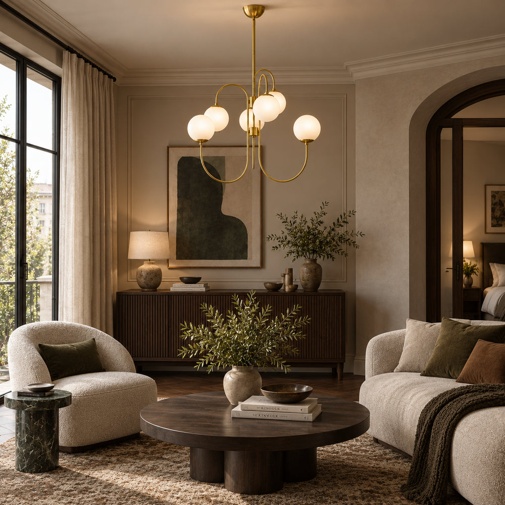 Arelvo Loop Globe Chandelier 3