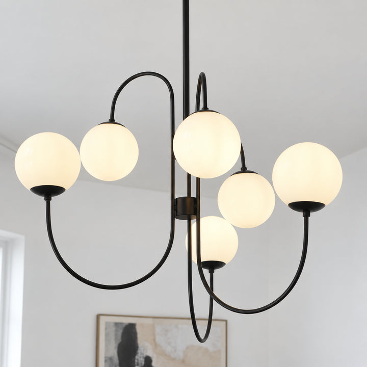 Arelvo Loop Globe Chandelier 5
