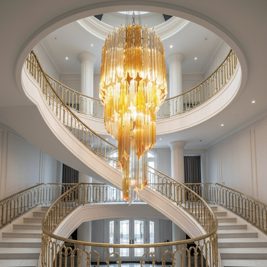 Arlen Murano Glass Chandelier 7