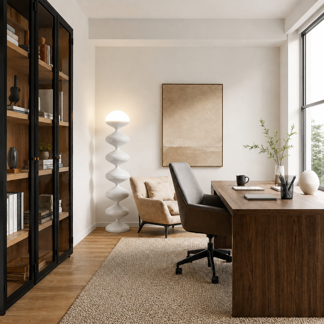 Arlo Stacked Spindle Floor Lamp 10