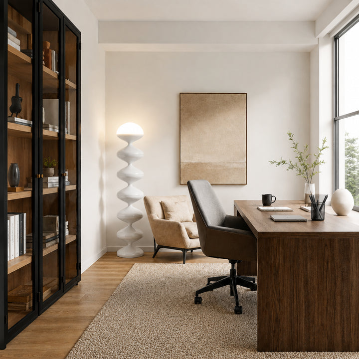 Arlo Stacked Spindle Floor Lamp 10