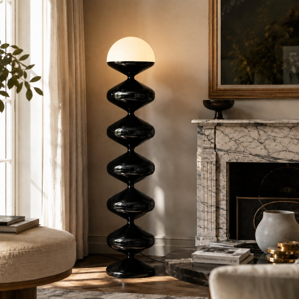 Arlo Stacked Spindle Floor Lamp 12