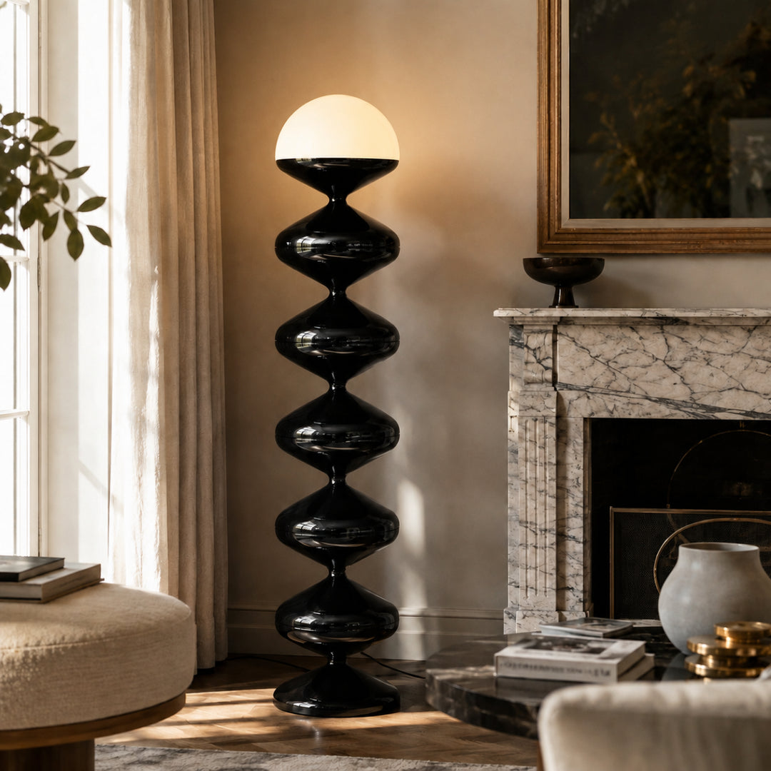 Arlo Stacked Spindle Floor Lamp 12
