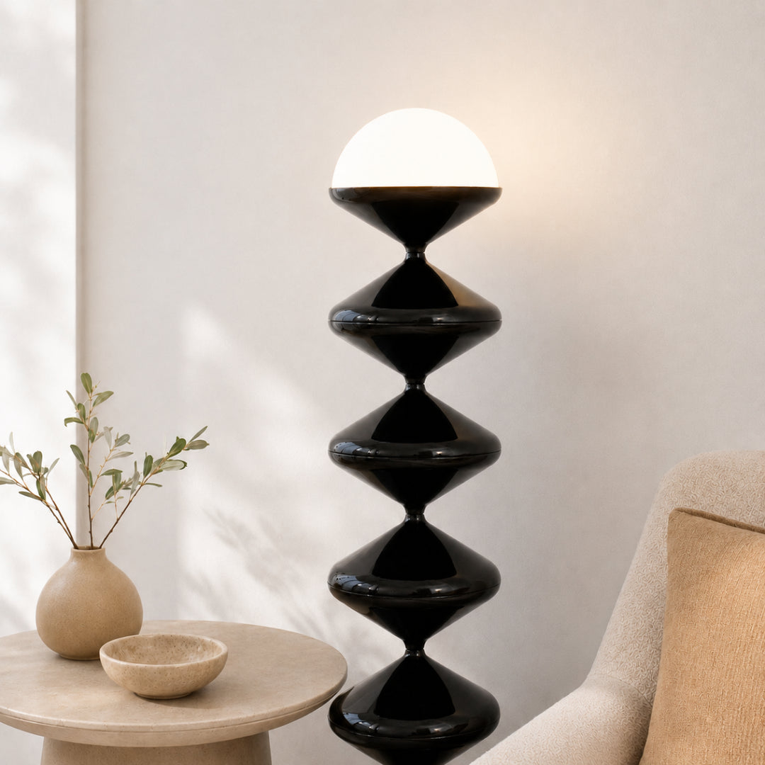 Arlo Stacked Spindle Floor Lamp 2