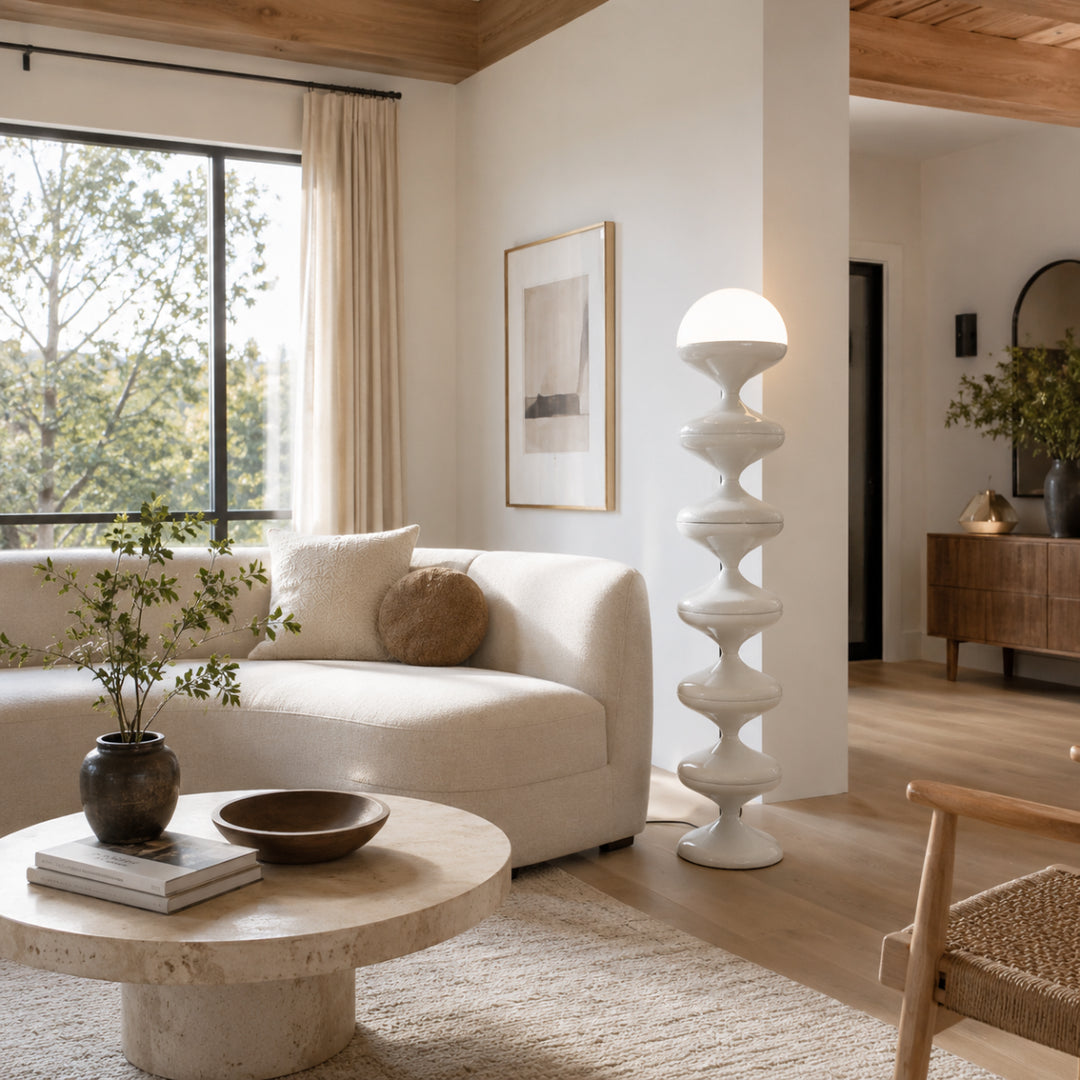 Arlo Stacked Spindle Floor Lamp 6