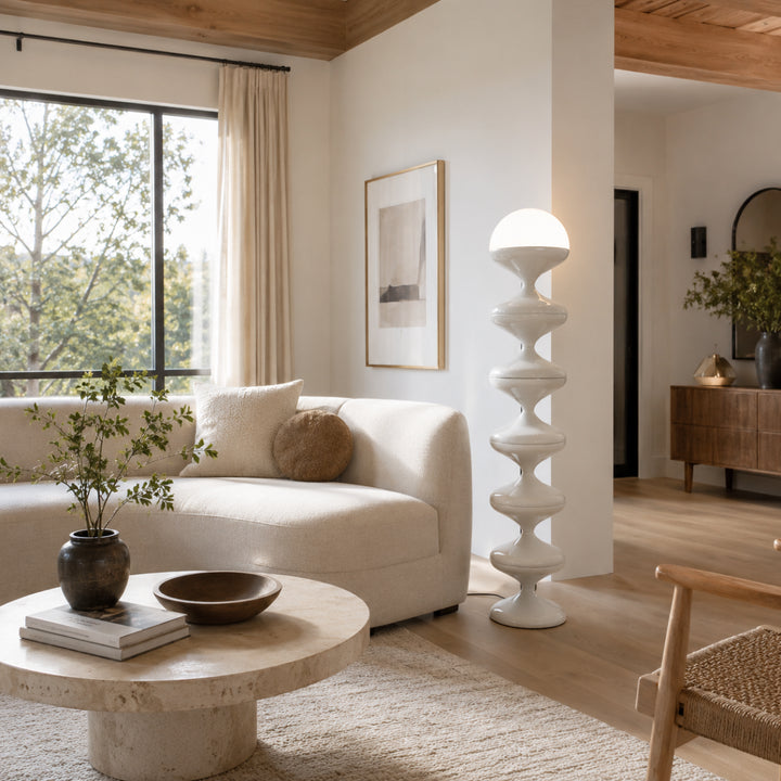 Arlo Stacked Spindle Floor Lamp 6