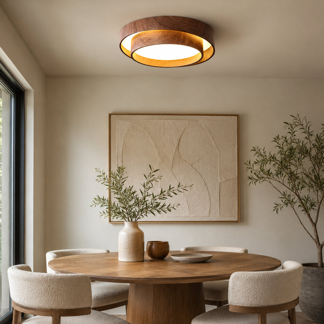 Aroven Wood Ceiling Light 12