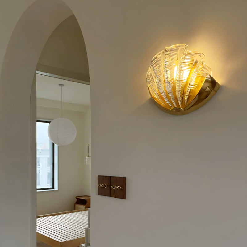 Art Deco Shell Wall Lamp
