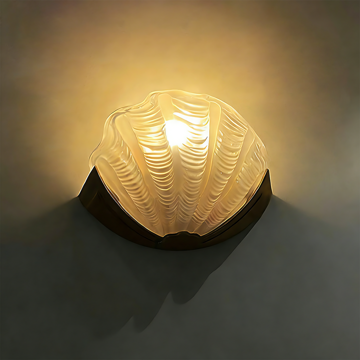 Art Deco Shell Wall Lamp