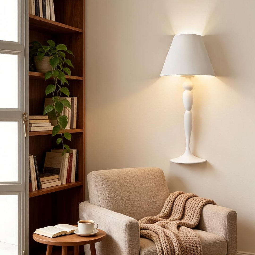 Art Plaster Wal Lamp 7