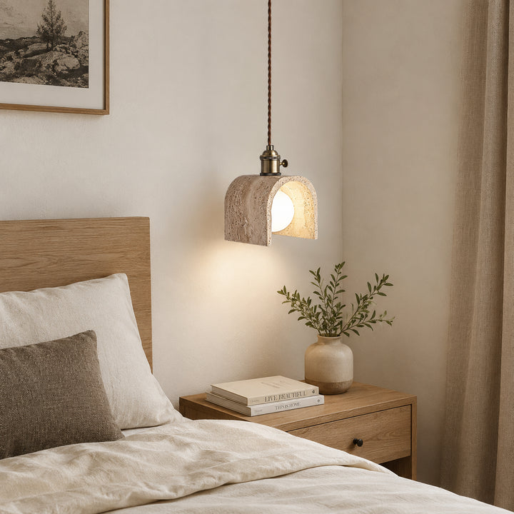 Arvell Travertine Pendant Light 6