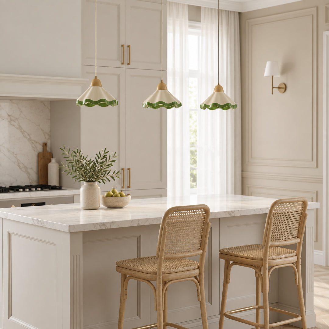 Arvessa Scalloped Pendant Light 4