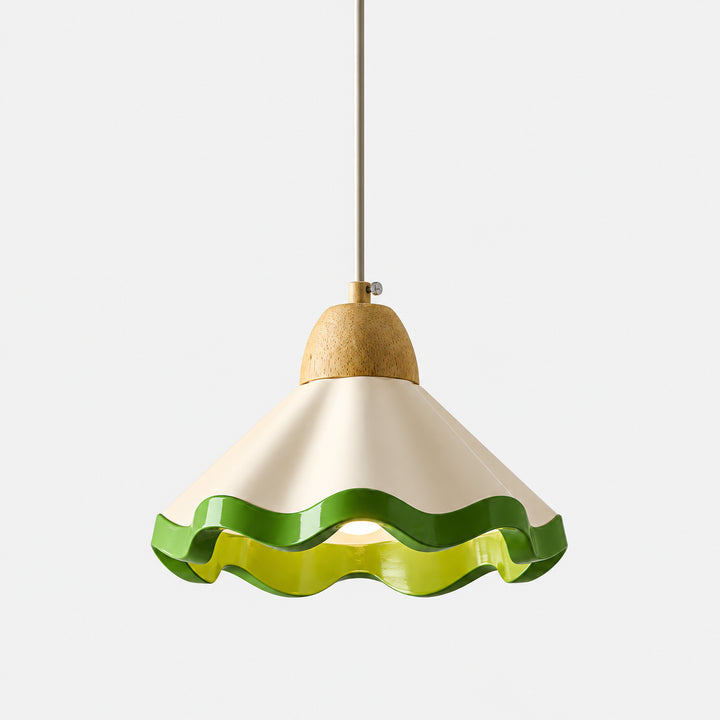 Arvessa Scalloped Pendant Light 8