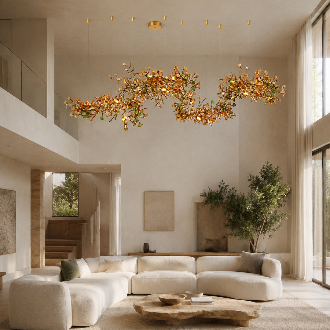 Arvion Gingko Long Chandelier 11