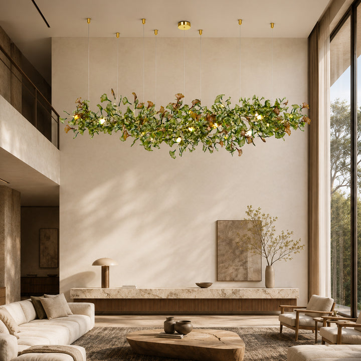Arvion Gingko Long Chandelier 12