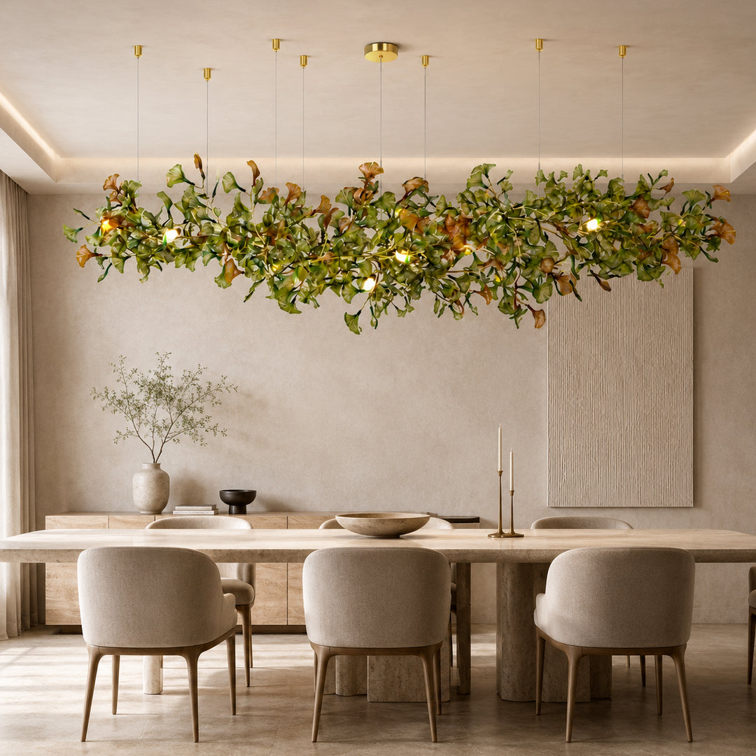 Arvion Gingko Long Chandelier 13