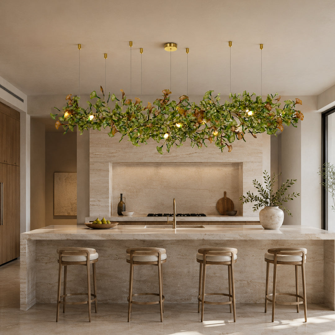 Arvion Gingko Long Chandelier 14