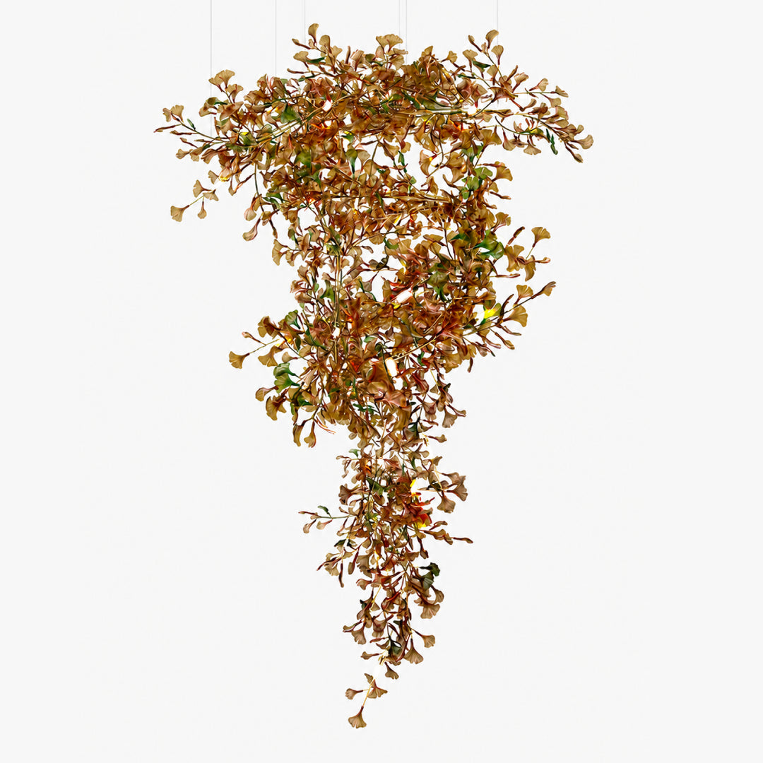 Arvion Ginkgo Leaf Vertical Chandelier 3