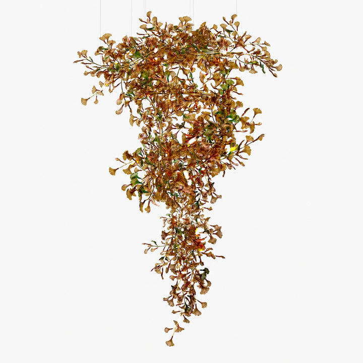 Arvion Ginkgo Leaf Vertical Chandelier 3