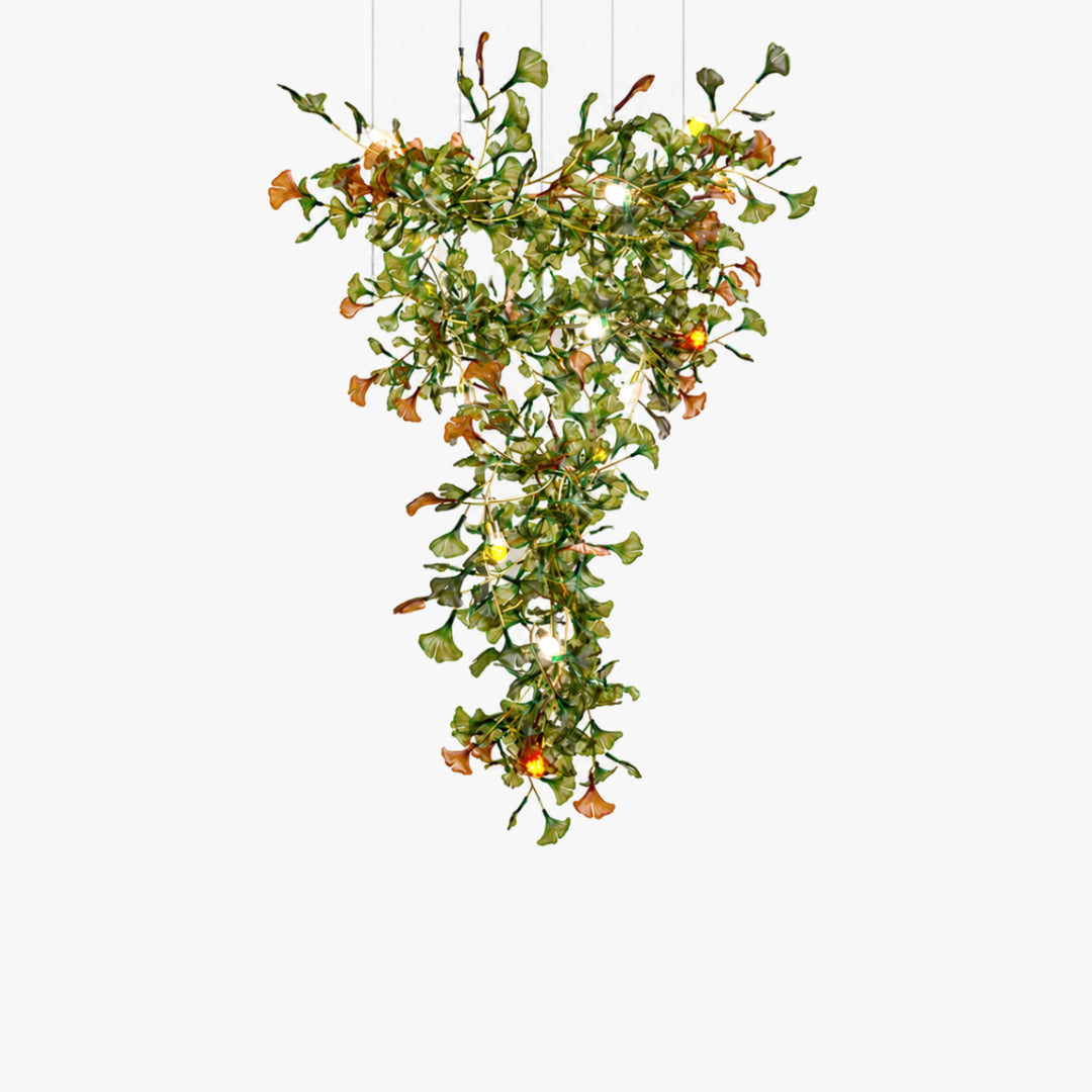 Arvion Ginkgo Leaf Vertical Chandelier 8