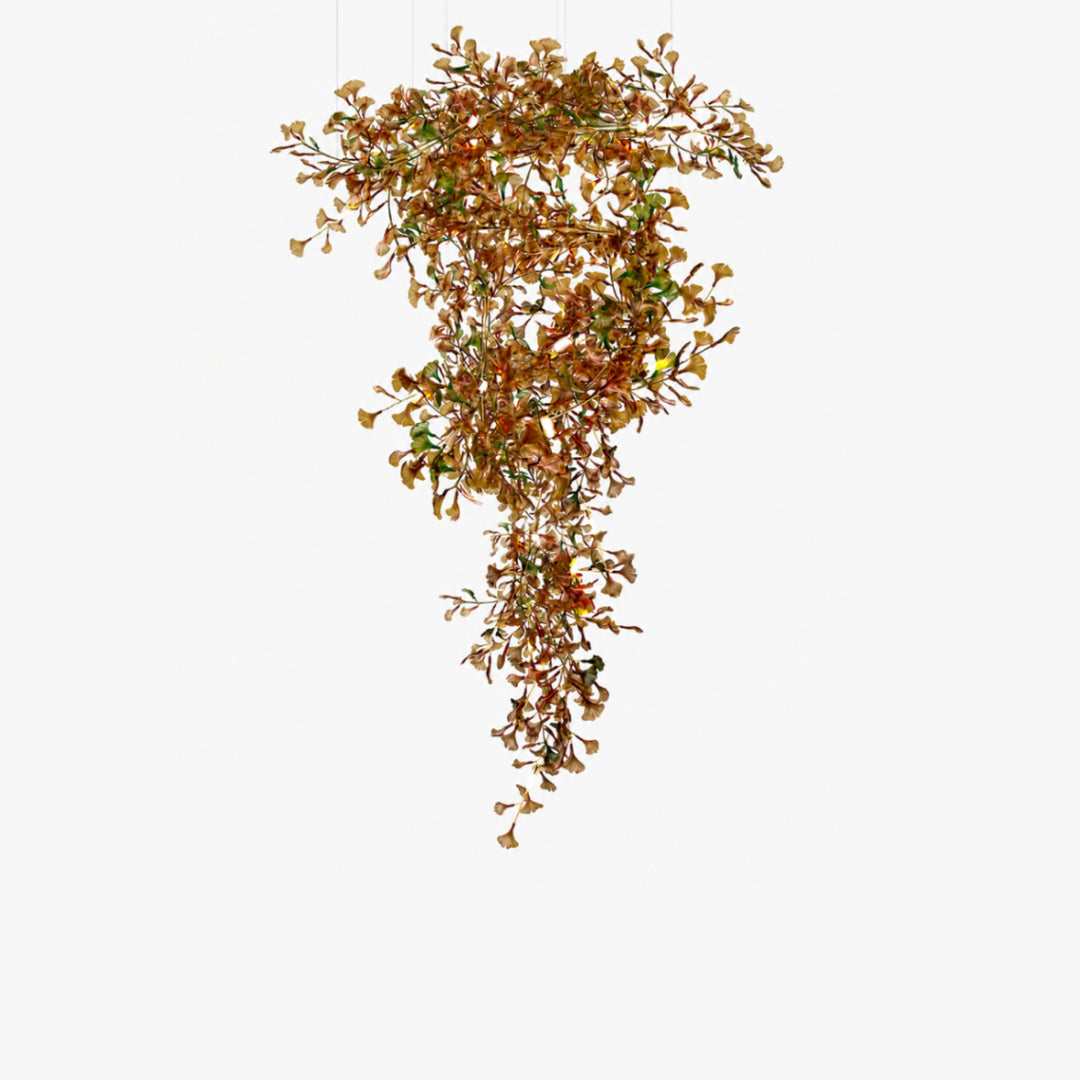 Arvion Ginkgo Leaf Vertical Chandelier 9