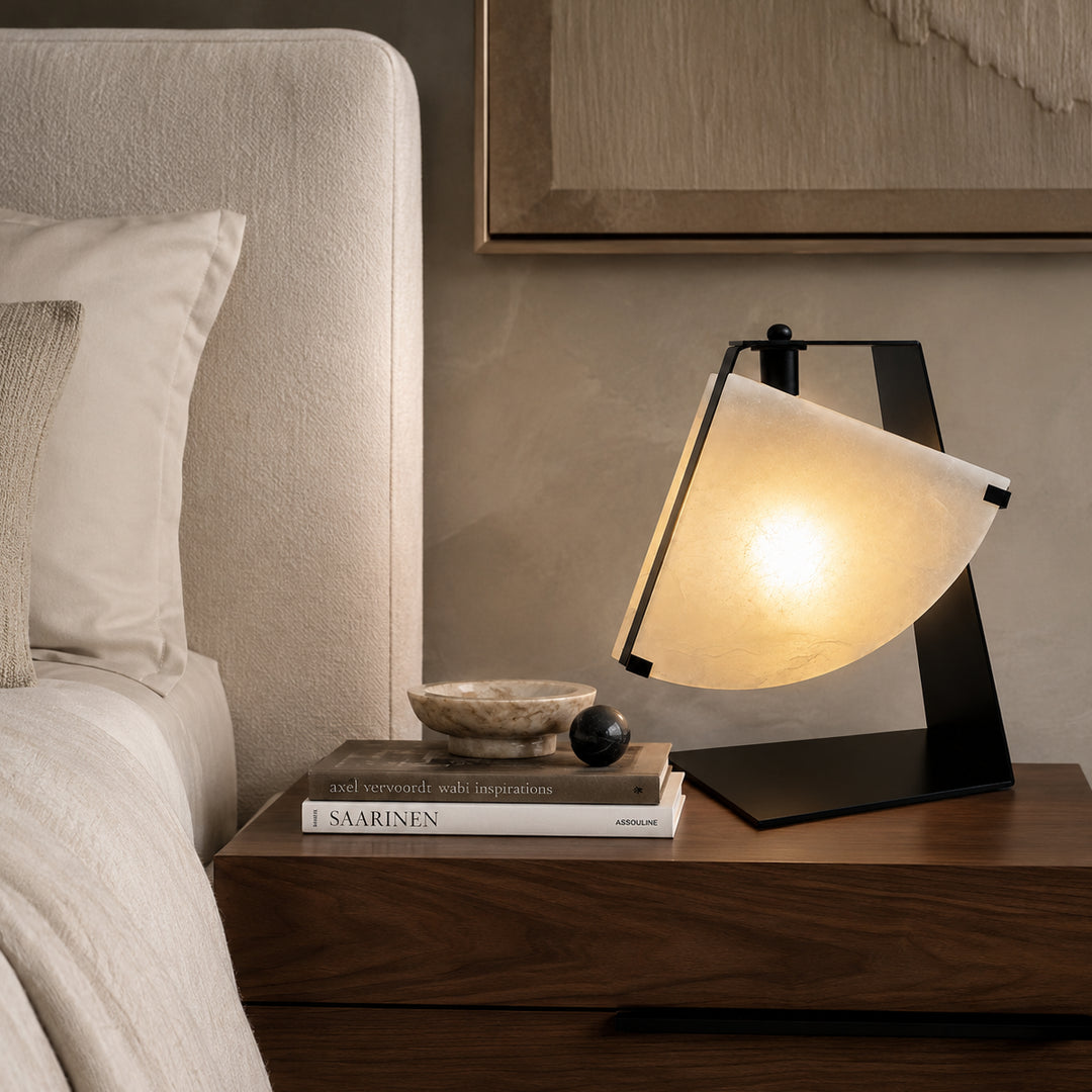 Arvona Alabaster Table Lamp 9