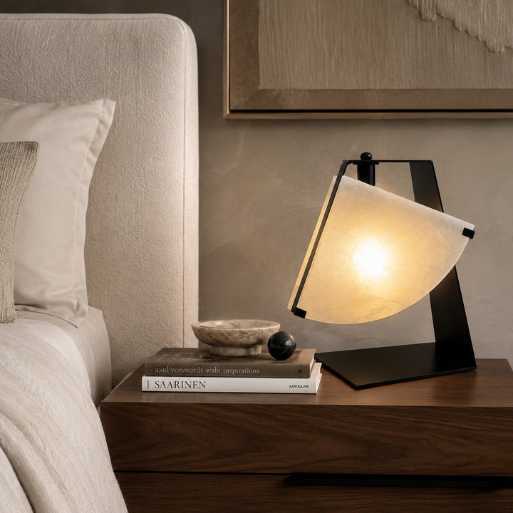Arvona Alabaster Table Lamp 9