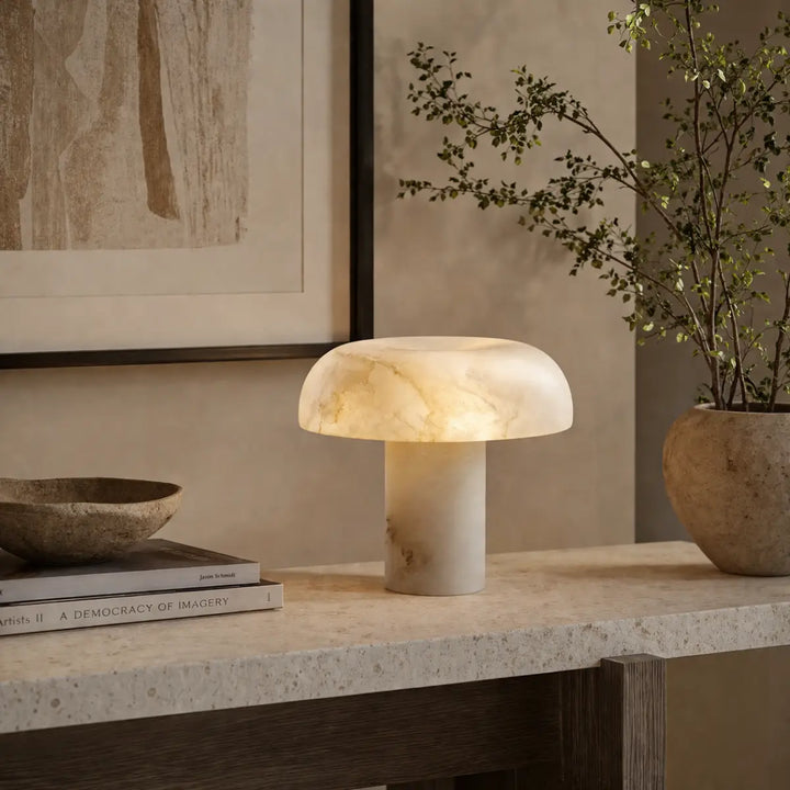 Aura_Alabaster_Mushroom_Table_Lamp 4