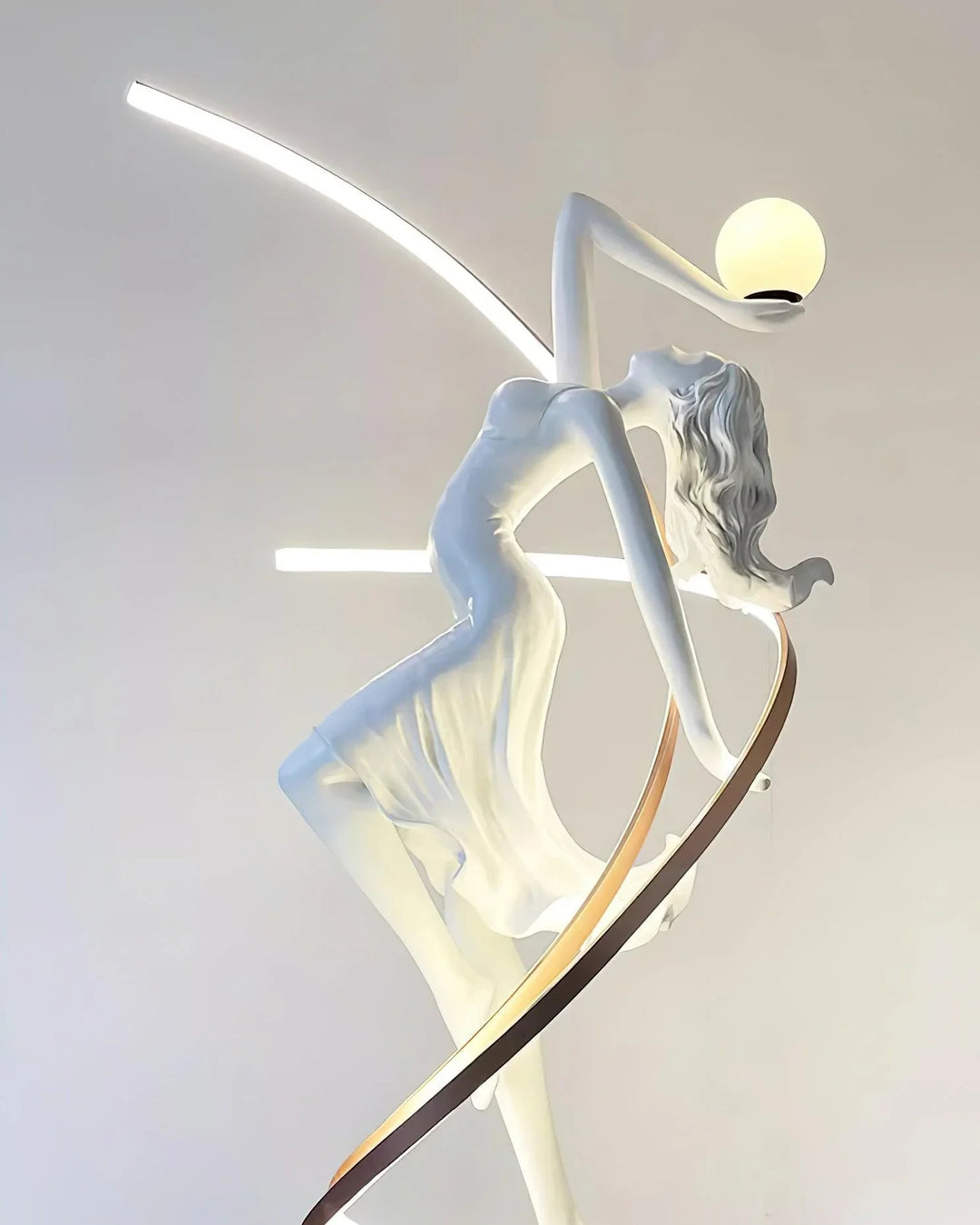 Aura Goddess Sculpture Floor Lamp 11