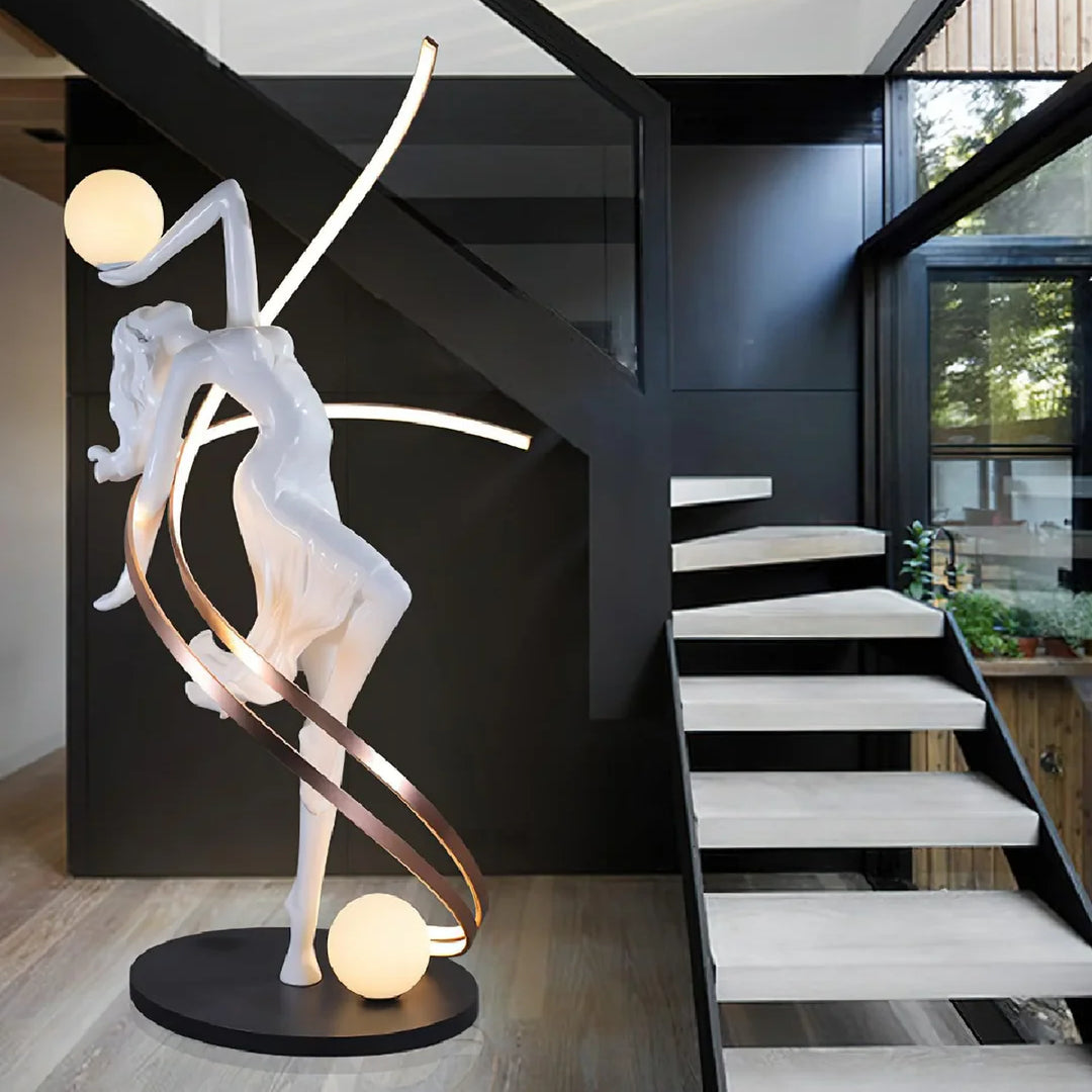 Aura Goddess Sculpture Floor Lamp 15