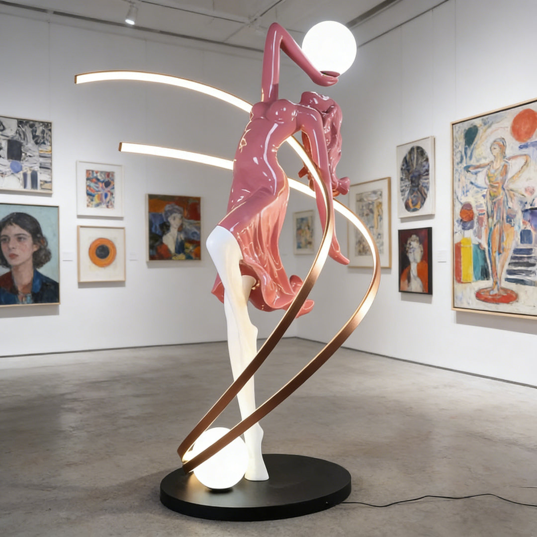 Aura Goddess Sculpture Floor Lamp 2