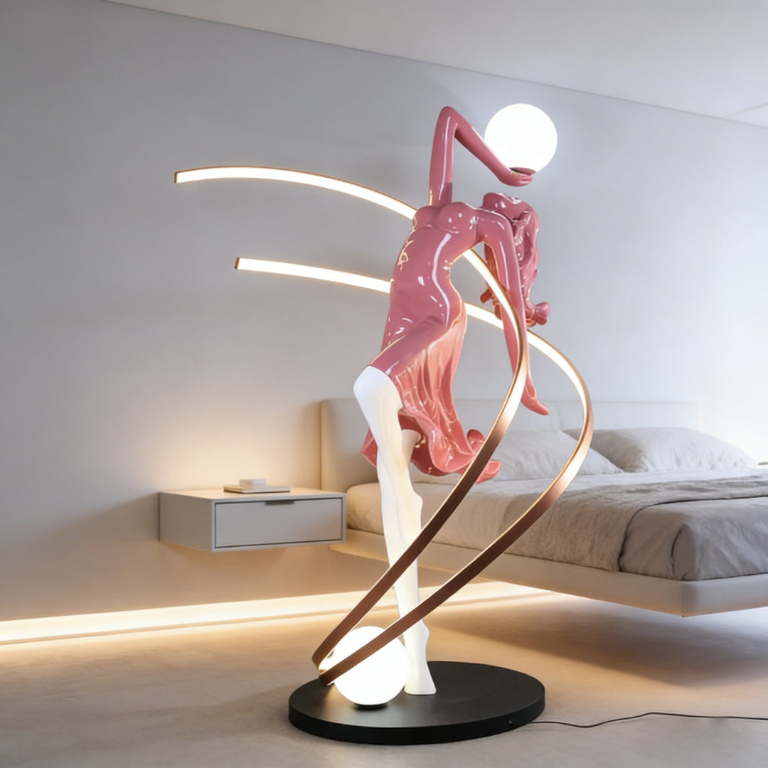 Aura Goddess Sculpture Floor Lamp 3