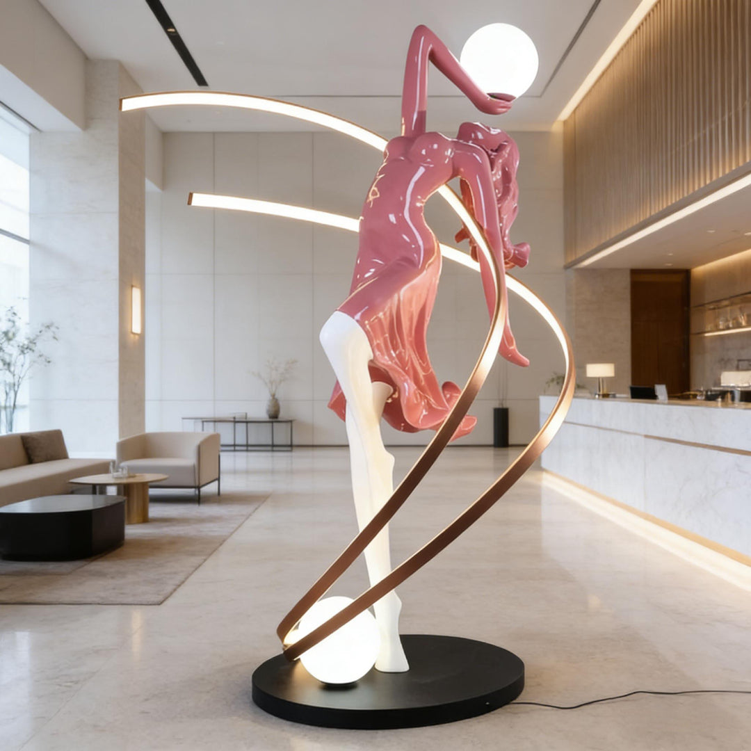 Aura Goddess Sculpture Floor Lamp 4
